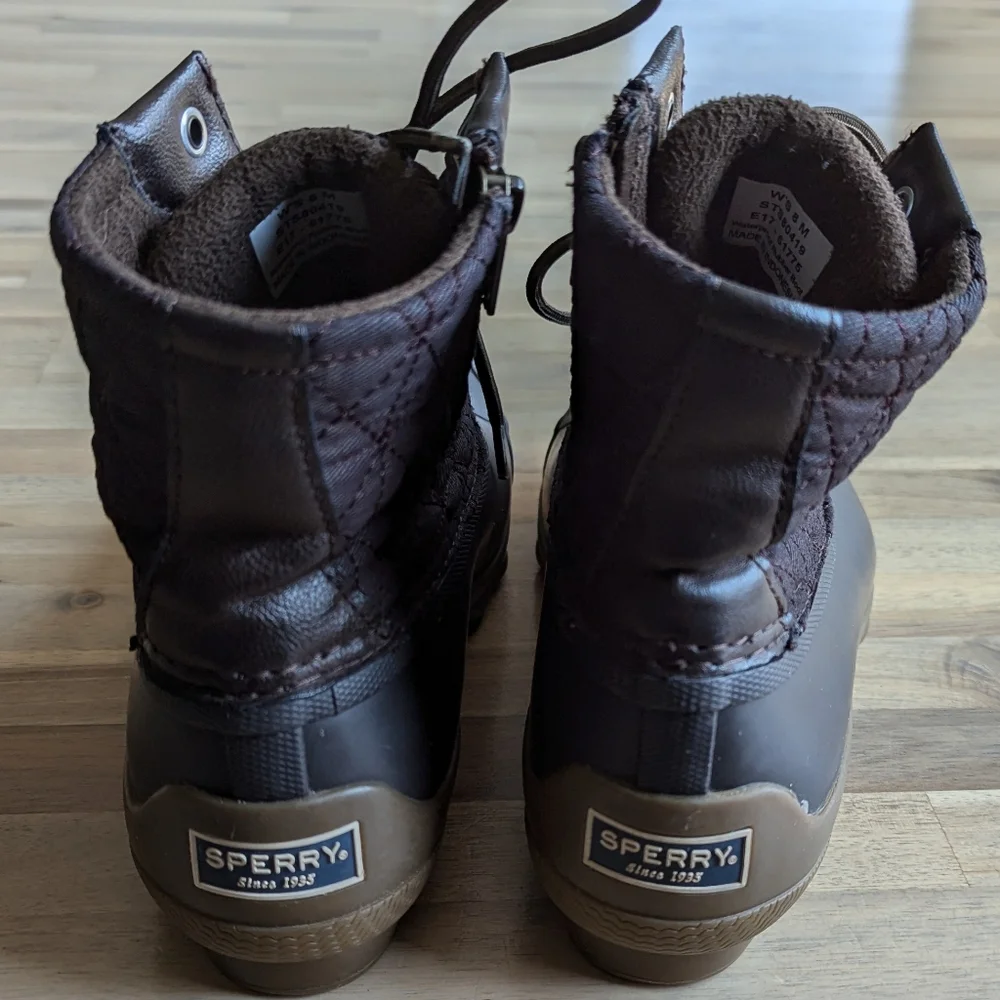 SPERRY‎ Top-Sider Saltwater Brown Duck Boots